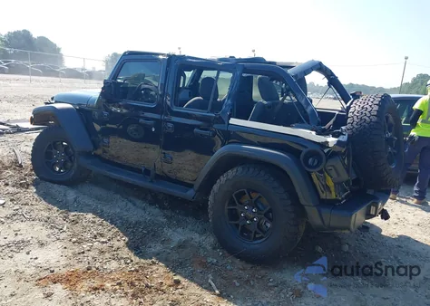 2024 Jeep Wrangler 4-Door Willys 4X4 from USA, damaged, VIN 1C4PJXDN5RW104522